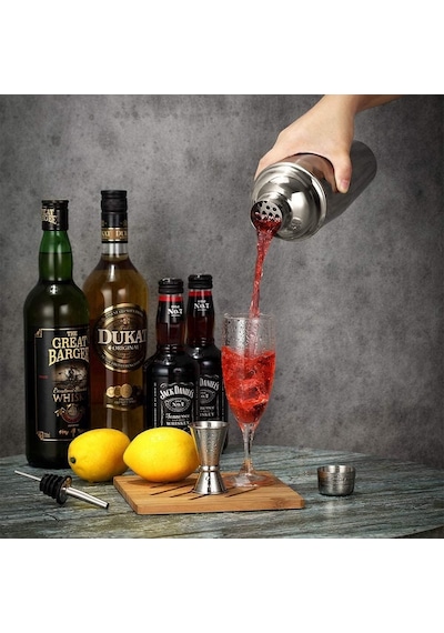 Perlotus 550 Cc Çelik Kokteyl Shaker Karıştırıcı Profesyonel Kalite Diğer