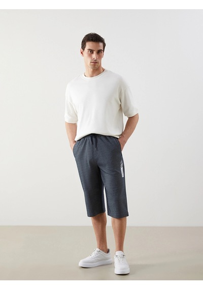 Lc Waikiki Lcwaıkıkı Classic Lacivert Standart Kalıp Erkek Bermuda Şort New Navy