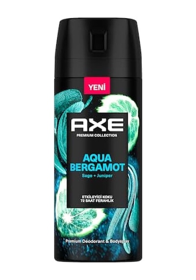 Axe Premium Collection Erkek Sprey Deodorant Aqua Bergamot 150 Ml