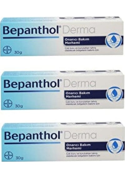 Bepanthol Derma Onarıcı Bakım Merhemi 3 x 30 G