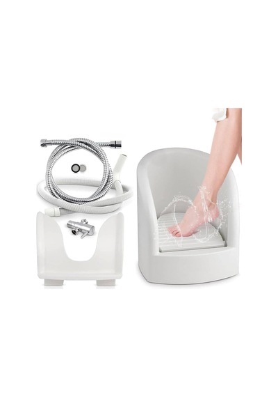 Basınçlı Püskürtme Fonksiyonlu Otomatik Ayak Yıkama Lavabosu - Giriş/çıkış Pvc Boruları Ve Köşe Vanaları Dahil - Rahatlama Ve Hijyen İçin Su Tasarrufu Sağlayan Ayak Banyosu Basınçlı Püskürtme Fonksiyonlu Otomatik Ayak Yıkama Lavabosu - Giriş/çıkış Pvc Boruları Ve Köşe Vanaları Dahil - Rahatlama Ve Hijyen İçin Su Tasarrufu Sağlayan Ayak Banyosu