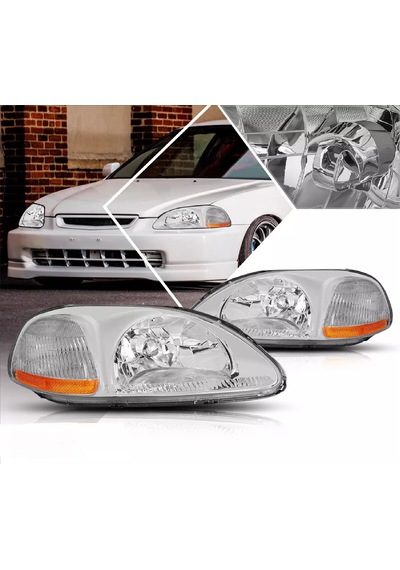 Honda Civic 1996-1998 E.k Kasa Krom Usdm Ön Far