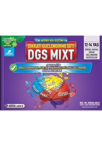 Dikkati Güçlendirme Seti Mixt 12-14 Yaş - Osman Abalı - Adeda