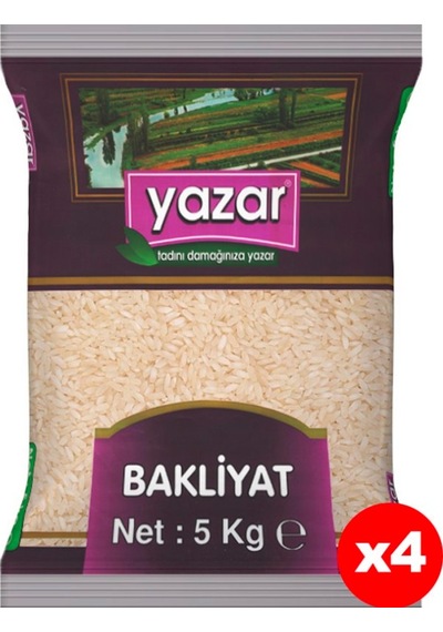 Yazar Pilavlık Pirinç 4 x 5 KG