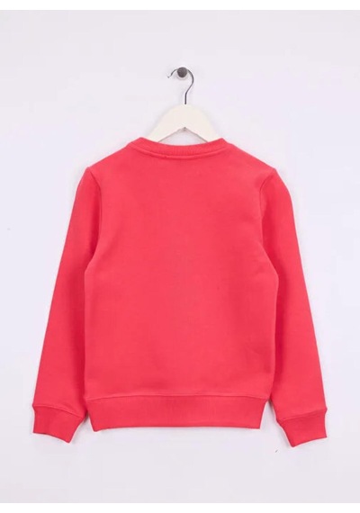 Calvin Klein Inst. Logo Regular Kız Çocuk Sweatshirt Kırmızı