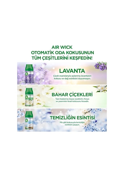 Oda Kokusu Freshmatic Makine Yedek Spreyi Temizliğin Esintisi 3x250ml