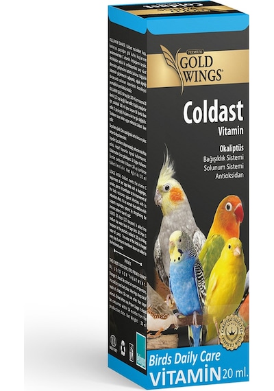 Gold Wings Premium Coldast Papağan ve Kuş Vitamini