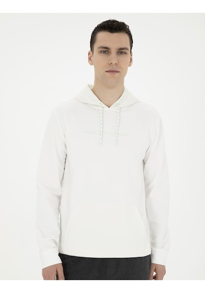 Pierre Cardin Erkek Ekru Sweatshirt 50282047-vr019 Ekru
