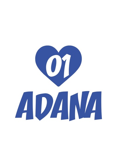 Kalpli 01 Adana Araba Sticker 17x17 Cm Mavi