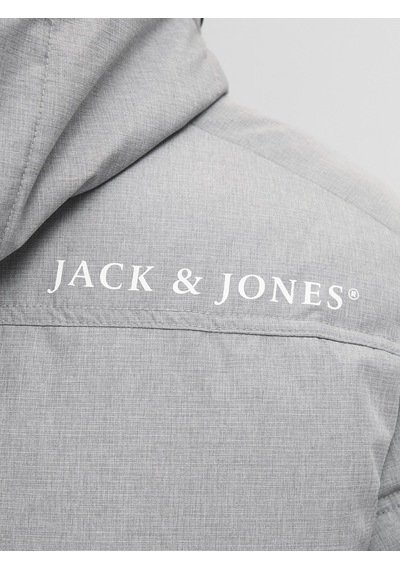 Jack & Jones Jack Jones Ön Cepli Kapüşonu Çıkabilir Erkek Mont 12279687 Gri