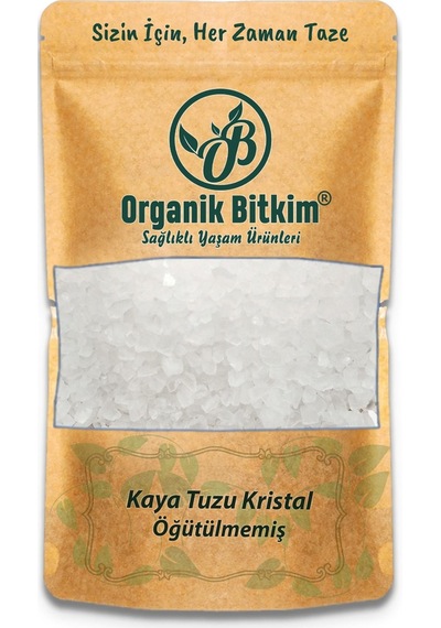 Organik Bitkim 84 Mineral Doğal Çankırı Kristal Kaya Tuzu 4 x 500 G