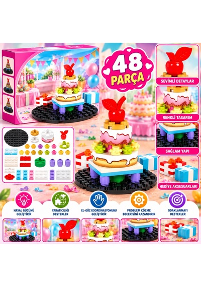 Northcity Parça Fashion Girls Doğumgünü Seti Bx Standart