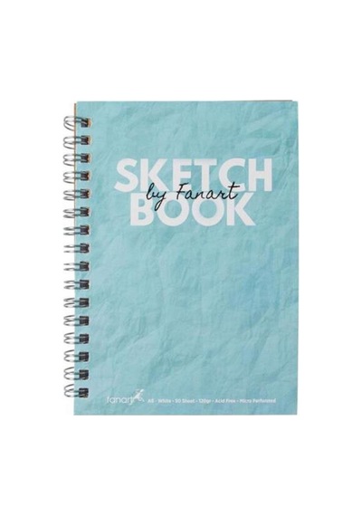 Fanart Academy Sketch Book 120 Gr Spiralli 50 Yp A5 Turkuaz 8671 Turkuaz