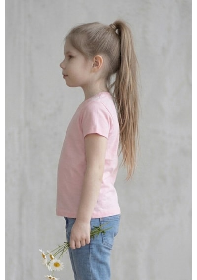 Kiagu Pudra Kısa Kol Basic T-shirt- Terletmeyen Esnek Kumaş Pamuklu Mevsimlik Pudra Kısakol Kız Çocuk Tsort Pudra Kiagu Pudra Kısa Kol Basic T-shirt- Terletmeyen Esnek Kumaş Pamuklu Mevsimlik Pudra Kısakol Kız Çocuk Tsort Pudra
