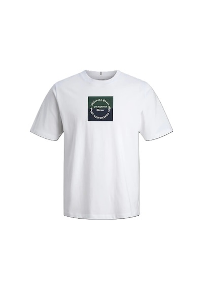 Jack & Jones Jack&jones Jorcatskills Square Branding Erkek T-shirt 12290856 Beyaz
