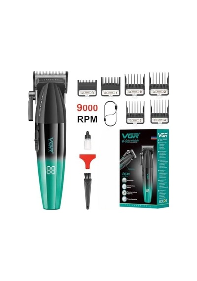 Vgr V-003 Profesyonel Saç Kesme Ve Tıraş Makinesi - Renkli Taraklı Tam Set