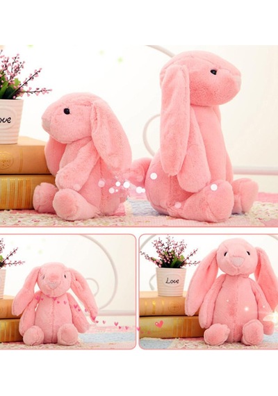 Hediyeli- Uyku Arkadaşım Uzun Kulak Bunny Peluş Tavşan 65 Cm 001