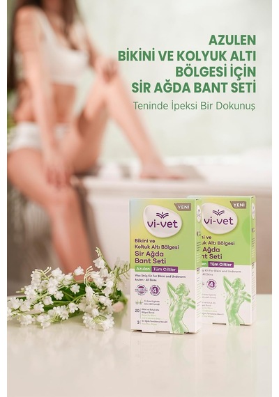 Bikini Ve Koltuk Altı Bölgesi Sir Ağda Bant Seti Azulen Diğer