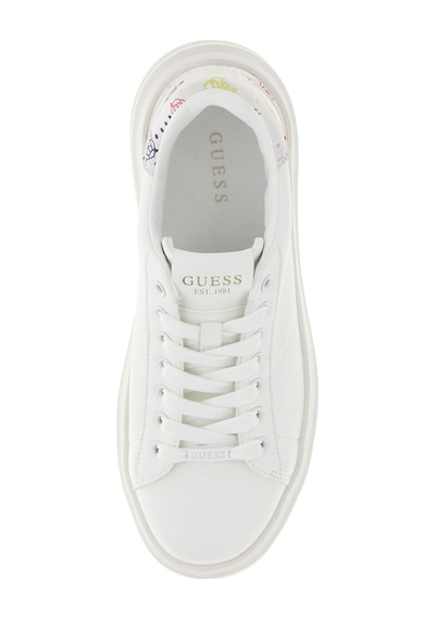Guess Elbina Kadın Deri Sneaker Ayakkabı Flpe11lea12 Beyaz