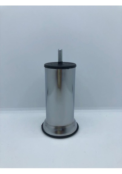 Metal, 15 Cm 5/16 Vidalı Krom Kaplama Baza,koltuk Ayağı 4 Adet