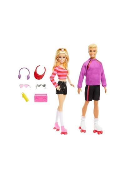 Barbie & Ken Parti Bebek Seti, 6 Aksesuar İle Eğlenceli Parti Teması
