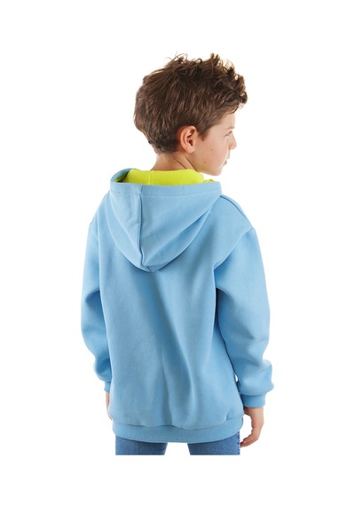 Denokids Mshb&g Cool Bear Erkek Çocuk Sweatshirt Mavi