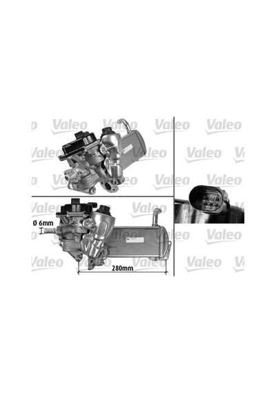VALEO 700438 EGR VALFI Q5 8R 08- 2.0 TDI QUATTRO