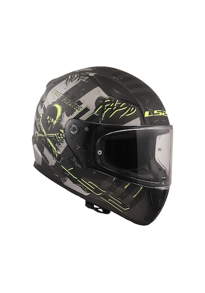 Ls2 Rapid 2 Pirates Kapalı Kask Titanyum