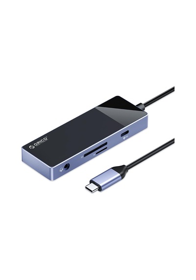 Tr Type-c Pd100w 4k 30hz Hdmı 3.5mm Jak Sd Tf Kart Okuyucu 3 Usb Portlu Hub Çoklayıcı