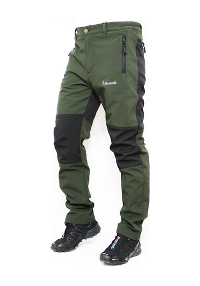 Mudwill Kışlık Polarlı Softshell Erkek Pantolon Haki