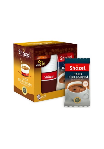Shazel Ofis Seti 7 Gr Türk Kahvesi Sade 10 12 8'li Paket