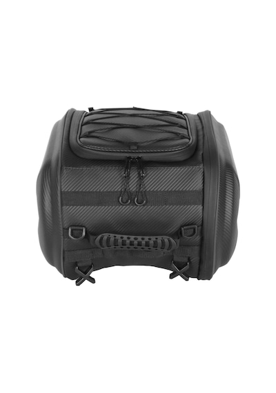 4riders Carbon Evo Series Arka Çanta Scooter Ara Çantası Siyah Siyah