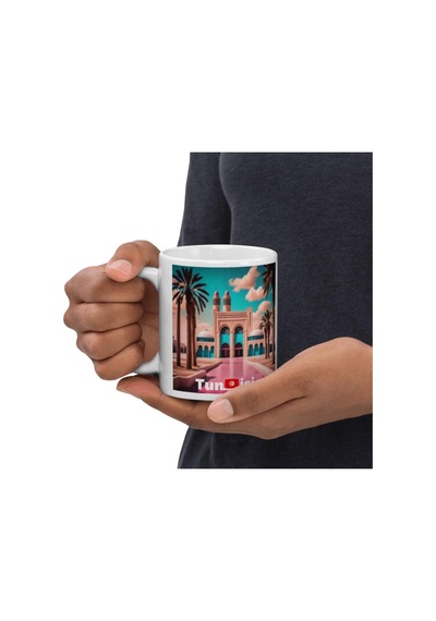 Tunus Kupa Bardak 2 Adet Seyahat Hatıra Tunisia Mug