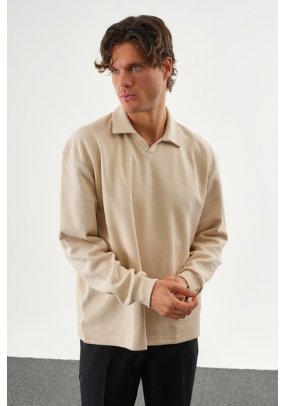 Redline Ease Oversize Sweatshirt Bej