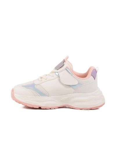 Cool Birian Kız Çocuk Bağcıklı Günlük Sneaker Spor Ayakkabı Gümüş