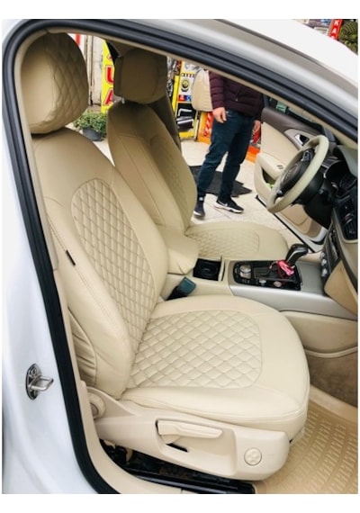 Audi A6 Araca Özel Deri Oto Koltuk Kılıfı (534292612)