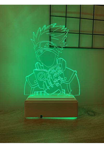 Naruto Kakashi Hatake 16 Renk Gece Lambası