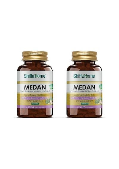2 Adet Medan Devedikeni-enginar-hindiba 620 Mg-60 Kapsül