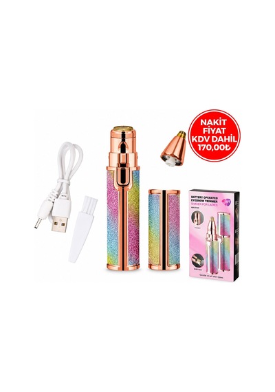 Battery Operated K-13 Hx-203a-b Yanak Ve Burun Kıl Tüy Alma Makinesi 120 Qwe05 2ın1 Başlı Simli