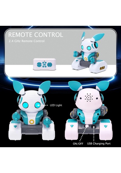 Çocuklar Rc Wall-e Akıllı Robot Tavşan Hareket Algılama