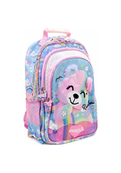 Chımola Cute Bear Sırt Çantası 16" Çok Renkli
