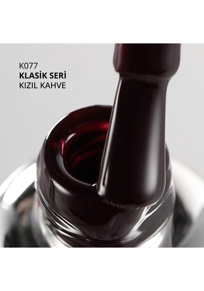 Kalıcı Oje K077, Kızıl Kahve, 10 Ml Diğer