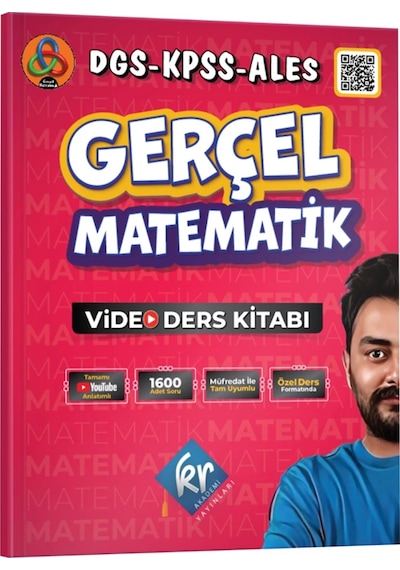 Gerçel Matematik Dgs Kpss Ales Video Ders Ve Soru Kitabı Kr Akademi Yayınları