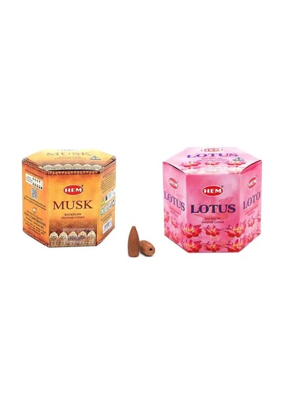Jenerik 10 Adet Geri Akış Backflow Şelale Tütsü Konisi Tütsü Back Musk Lotus