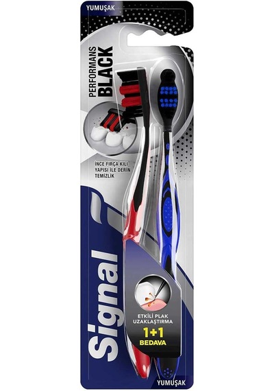 Signal Diş Fırçası Performance 2 Kat Yumuşak 31 Gr 1+1 Açık Ahşap