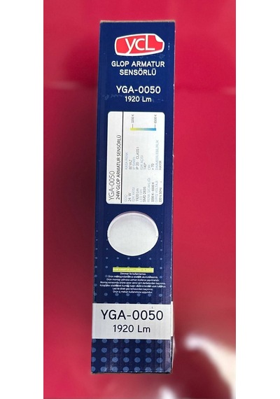 Ycl Yga-0050 B 24 Watt Glop Sensörlü Full Ledli Sıva Üstü Led Panel-beyaz Diğer