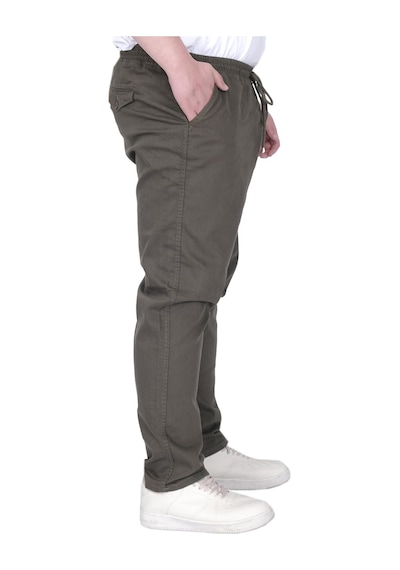 Mode Xl Büyük Beden Erkek Pantolon Gabardin Düz Paça Jogger Everest 21929 Haki Haki