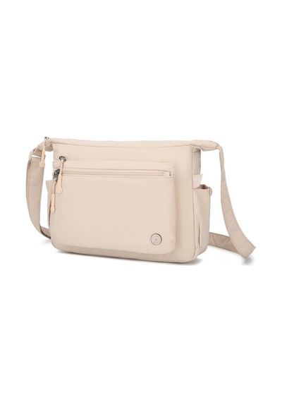 Smart Bags Mikro Poly Kumaş Postacı Kadın Çantası 3146 Bej