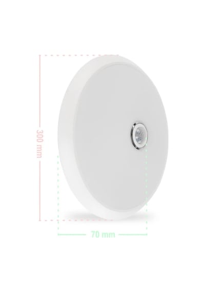 ACK AC17-00130 Sensörlü Led Tavan Armatürü 18 W Beyaz 6500K Beyaz