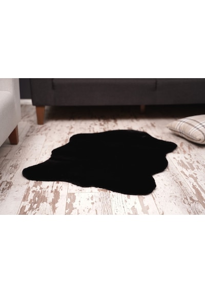 Tappeto Re x  Tavşanı Post Peluş Siyah